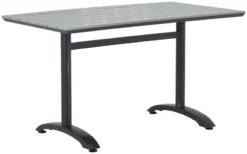 Veke Saarni Hotel Aintwood Pöytä 130x70 Cm Musta/harmaa -Veke kauppa 11576 1