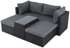 Veke Kalla Oleskeluryhmä Musta/harmaa