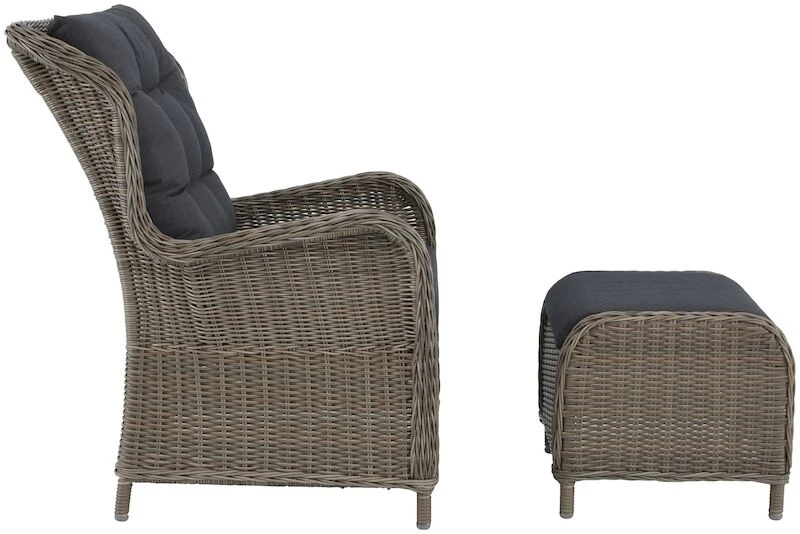 Veke Butter Nojatuoli Ja Rahi Luonnonväri/ Musta 5 Veke Butter Nojatuoli Ja Rahi Luonnonväri/ Musta - Image 5