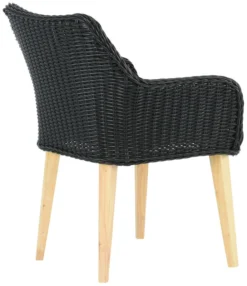 Veke Hamn Tuoli Luonnonväri/musta -Veke kauppa 11593