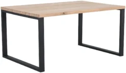 Veke Ruska Ruokapöytä 150x100 Cm Antiikkipetsattu Harjattu Ja Lakattu Mänty/musta Met -Veke kauppa 209014 209020 2