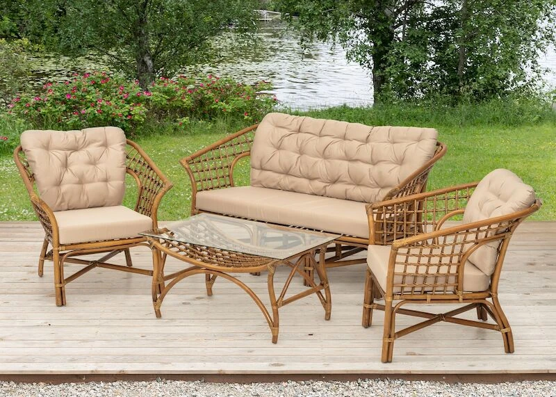 4Living Dolce Vita Rottinki Sohvaryhmä Vaalea Rottinki 6 4Living Dolce Vita Rottinki Sohvaryhmä Vaalea Rottinki - Image 6