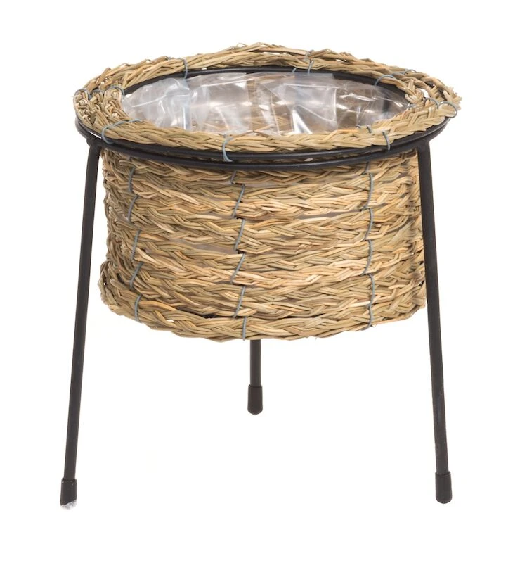 4Living Kukkakori Telineessä 21 Cm Luonnonväri/musta 2 4Living Kukkakori Telineessä 21 Cm Luonnonväri/musta - Image 2