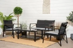 4Living Monrovia Sohvaryhmä Musta