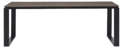 Outfit Martinus Aintwood Ruokapöytä 210x100 Cm Musta/tummanruskea