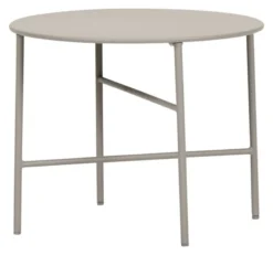 Envy Pyöreä Apupöytä Ø50 Cm, Vaalean Harmaa