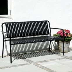 Envy Stella Puutarhapenkki 140x56 Cm Musta 9 Envy Stella Puutarhapenkki 140x56 Cm Musta -Veke kauppa 49285 m2 300 1