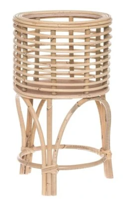 4Living Rottinki Kukkateline Pyöreä 48 Cm Luonnonväri -Veke kauppa 4Living rottinki kukkateline 48cm luonnonvari 2