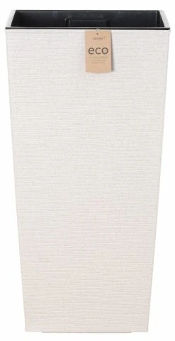 4Living Dluto ECO Korkea Ruukku 40x40x75,3 Cm Hiekka -Veke kauppa 4living dluto ruukku korkea hiekka2
