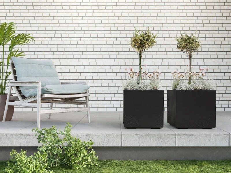 4Living Karo Beton ECO Ruukku 39x39x39,5 Cm Musta 6 4Living Karo Beton ECO Ruukku 39x39x39,5 Cm Musta - Image 6