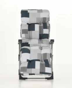 4Living Baden Baden Tuoli+pehmuste, Hopea Siniharmaa -Veke kauppa 602492 291322 0 0