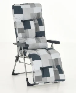 4Living Baden Baden Tuoli+pehmuste, Hopea Siniharmaa -Veke kauppa 602492 291322 1 1