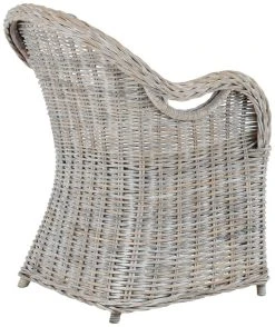 Veke Pihka Rottinkinojatuoli Valkovahattu Kubu