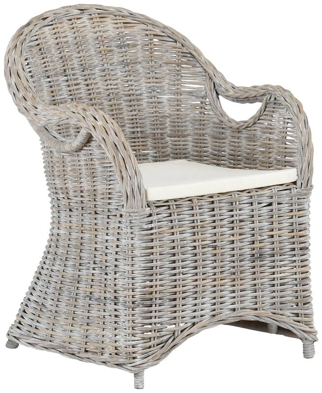 Veke Pihka Rottinkinojatuoli Valkovahattu Kubu 2 Veke Pihka Rottinkinojatuoli Valkovahattu Kubu - Image 2