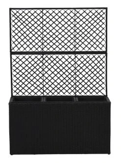 Veke Varpu Kukkalaatikko Viherseinällä Musta