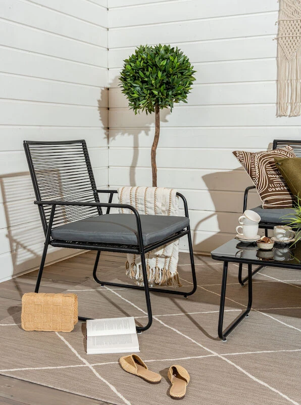 Veke Arvi Sohvaryhmä Musta/harmaa 4 Veke Arvi Sohvaryhmä Musta/harmaa - Image 4