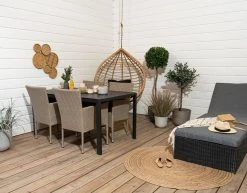 Veke Kalla Aurinkotuoli Musta/harmaa 8 Veke Kalla Aurinkotuoli Musta/harmaa -Veke kauppa Asta 4 hengen ruokailuryhma web 7