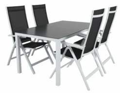 Brafab Rana Ruokapöytä 150x90 Cm Musta/valkoinen 6 Brafab Rana Ruokapöytä 150x90 Cm Musta/valkoinen -Veke kauppa Brafab rana ruokapoyta 150x90cm musta valkoinen 2