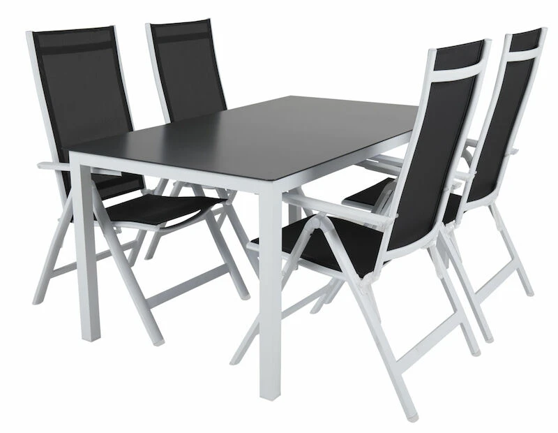 Brafab Rana Ruokapöytä 150x90 Cm Musta/valkoinen 3 Brafab Rana Ruokapöytä 150x90 Cm Musta/valkoinen - Image 3