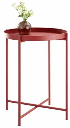 Day Susa Apupöytä Metalli Ø38 Cm Musta -Veke kauppa Day Susa apupoyta metalli O38 cm okra 2 1