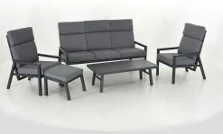 Veke Havu Sohvaryhmä Mekanismituoleilla Musta/harmaa -Veke kauppa Designlink Havu sohvaryhma mekanismituoleilla musta harmaa 642856 1 1