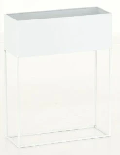 Veke Pihka Kukkateline Valkoinen Metalli 10 Veke Pihka Kukkateline Valkoinen Metalli -Veke kauppa Designlink Pihka kukkateline valkoinen metalli642504 1 1