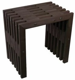 EcoFurn D-penkki 45 Harmaa Mänty öljytty