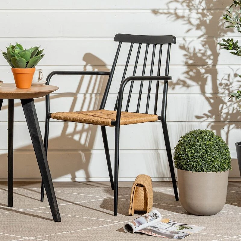 Envy Eva Puutarhatuoli Musta/luonnonväri 6 Envy Eva Puutarhatuoli Musta/luonnonväri - Image 6