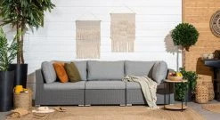 Veke Hede Keskimoduuli Tummanharmaa/harmaa -Veke kauppa Hede 3 istuttava sohva tummanharmaan harmaa miljoossa web 1 2