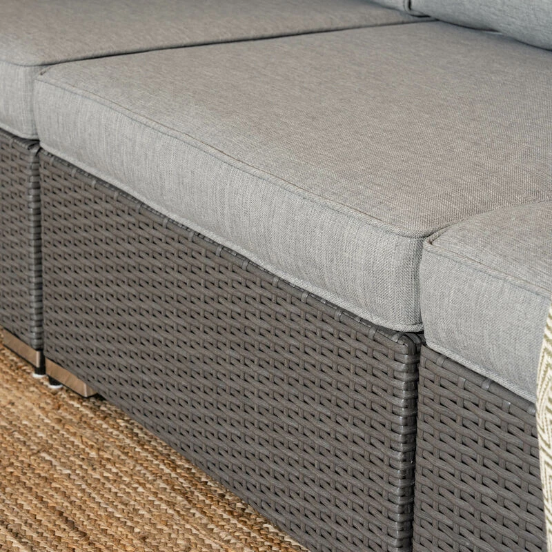 Veke Hede 3-istuttava Sohva Tummanharmaa/harmaa 5 Veke Hede 3-istuttava Sohva Tummanharmaa/harmaa - Image 5