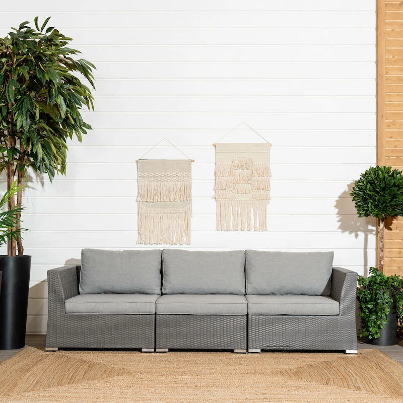 Veke Hede 3-istuttava Sohva Tummanharmaa/harmaa 4 Veke Hede 3-istuttava Sohva Tummanharmaa/harmaa - Image 4