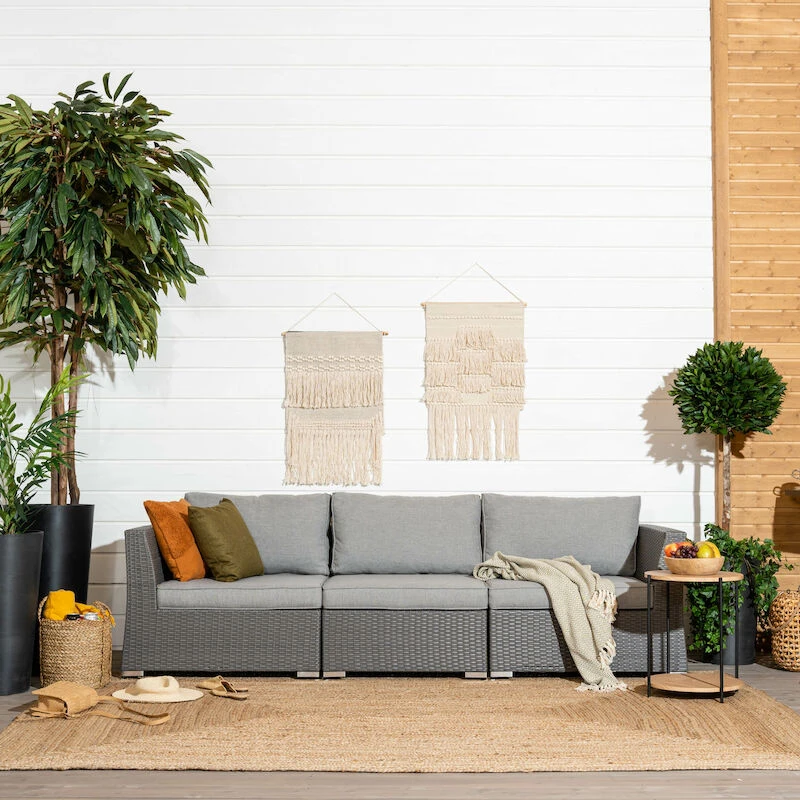 Veke Hede 3-istuttava Sohva Tummanharmaa/harmaa 2 Veke Hede 3-istuttava Sohva Tummanharmaa/harmaa - Image 2