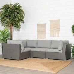 Veke Hede Kulmasohva 2K1 Tummanharmaa/harmaa