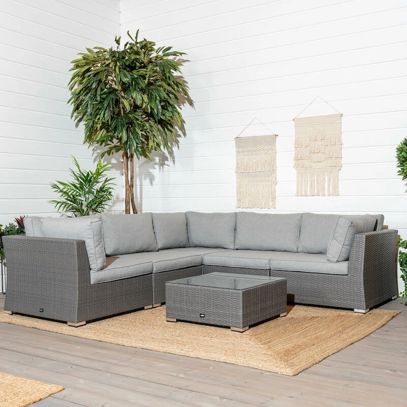 Veke Hede Kulmasohva 2K2 Tummanharmaa/harmaa 6 Veke Hede Kulmasohva 2K2 Tummanharmaa/harmaa - Image 6