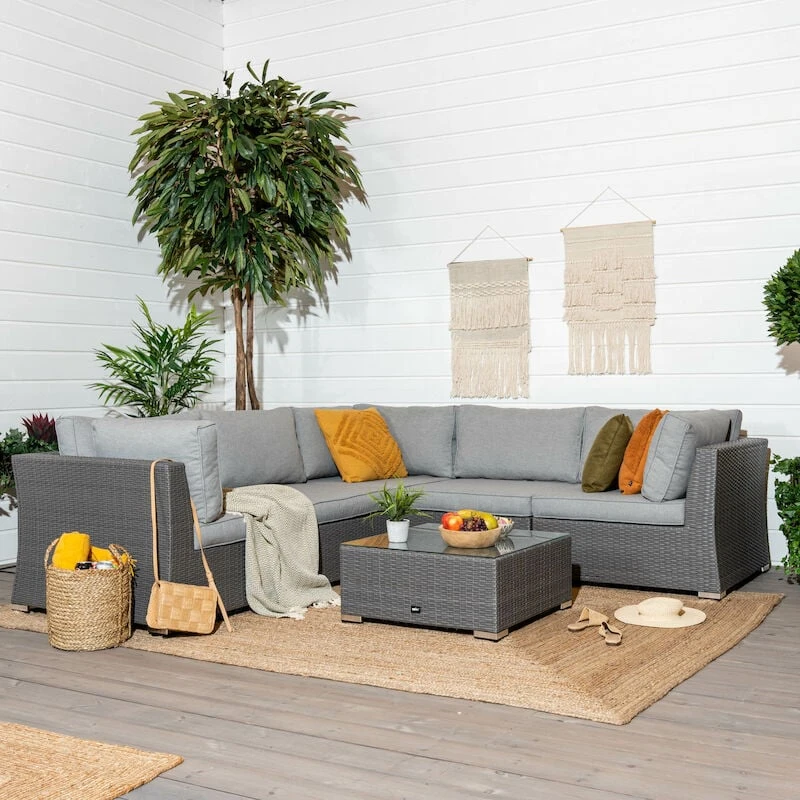 Veke Hede Kulmasohva 2K2 Tummanharmaa/harmaa 4 Veke Hede Kulmasohva 2K2 Tummanharmaa/harmaa - Image 4