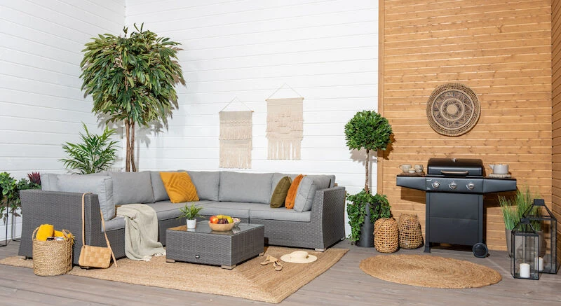 Veke Hede Kulmasohva 2K2 Tummanharmaa/harmaa 1 Veke Hede Kulmasohva 2K2 Tummanharmaa/harmaa