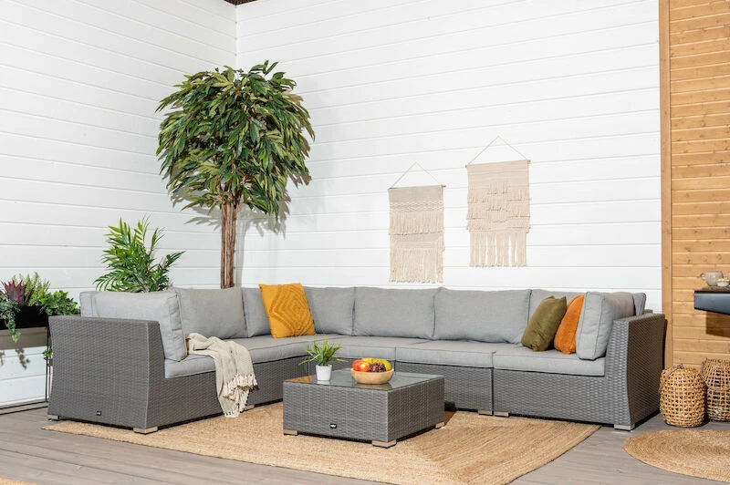 Veke Hede Kulmasohva 2K3 Tummanharmaa/harmaa 6 Veke Hede Kulmasohva 2K3 Tummanharmaa/harmaa - Image 6