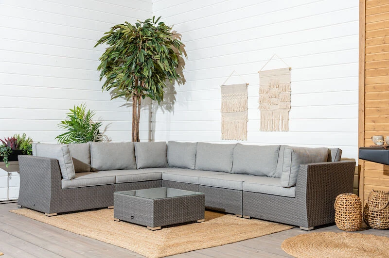 Veke Hede Kulmasohva 2K3 Tummanharmaa/harmaa 1 Veke Hede Kulmasohva 2K3 Tummanharmaa/harmaa