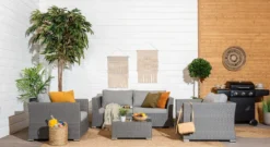 Veke Hede Rahi/sohvapöytä 69x69 Cm Tummanharmaa/harmaa -Veke kauppa Hede nojatuoli tummanharmaan harmaa miljoossa web 15