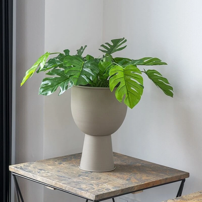 House Nordic Amalfi Kukkaruukku Ø19 Cm Beige Harmaa 1 House Nordic Amalfi Kukkaruukku Ø19 Cm Beige Harmaa