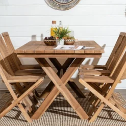 House Nordic Murcia Tiikki Ruokapöytä 200x90 Cm 2-laatuinen -Veke kauppa House nordic murcia tiikki ruokapoyta