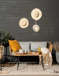 Veke Iisa Sohvaryhmä Luonnonväri/ Vaaleanharmaa