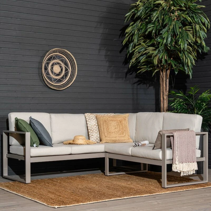 Veke Kallas Kulmasohva Greige, Hiekka Pehmusteet 2 Veke Kallas Kulmasohva Greige, Hiekka Pehmusteet - Image 2