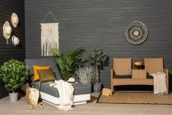 Veke Lähde Aurinkosänky Valkoinen/harmaa