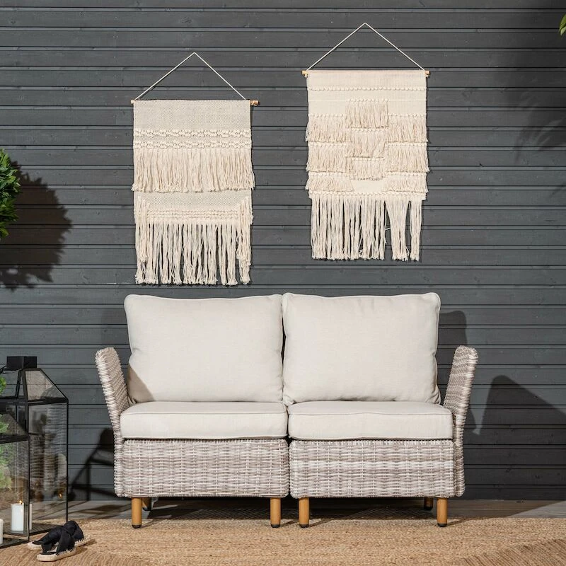 Veke Lehdokki 2-istuttava Sohva Greige/luonnonvalkoinen 3 Veke Lehdokki 2-istuttava Sohva Greige/luonnonvalkoinen - Image 3