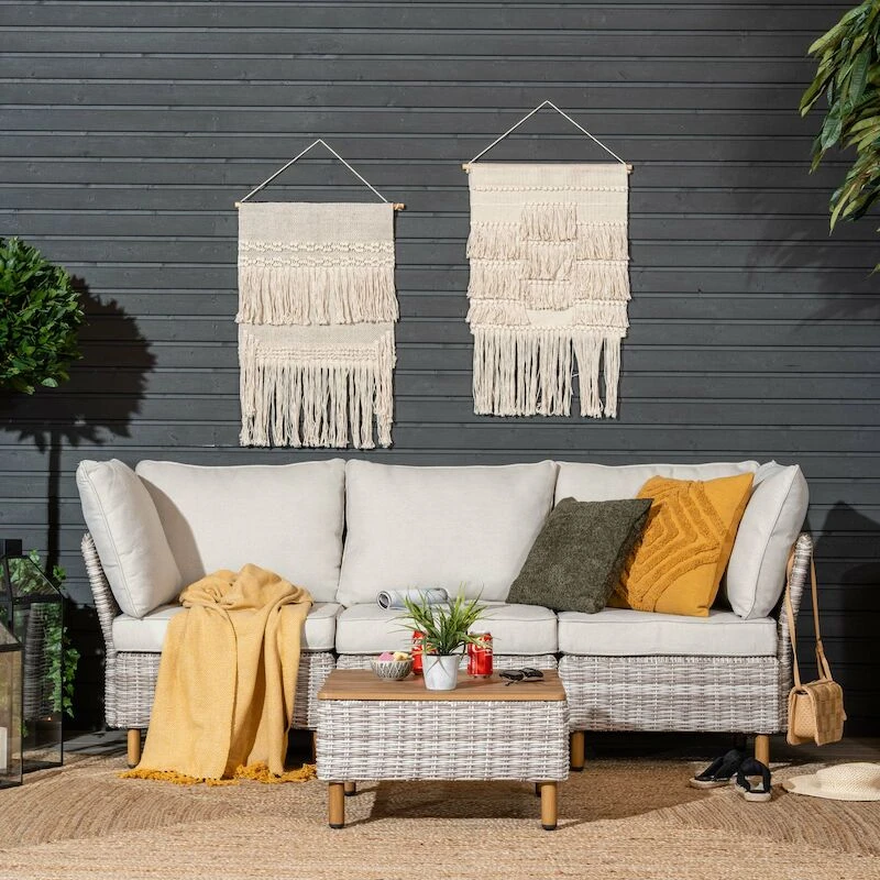 Veke Lehdokki 3-istuttava Sohva Greige/luonnonvalkoinen 5 Veke Lehdokki 3-istuttava Sohva Greige/luonnonvalkoinen - Image 5