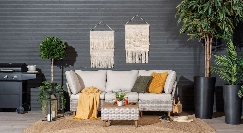 Veke Lehdokki 3-istuttava Sohva Greige/luonnonvalkoinen 1 Veke Lehdokki 3-istuttava Sohva Greige/luonnonvalkoinen