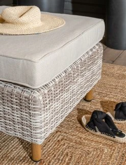 Veke Lehdokki Avokulmasohva Sohvapöydällä Greige/luonnonvalkoinen