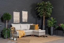 Veke Lehdokki Divaanisohva Greige/luonnonvalkoinen