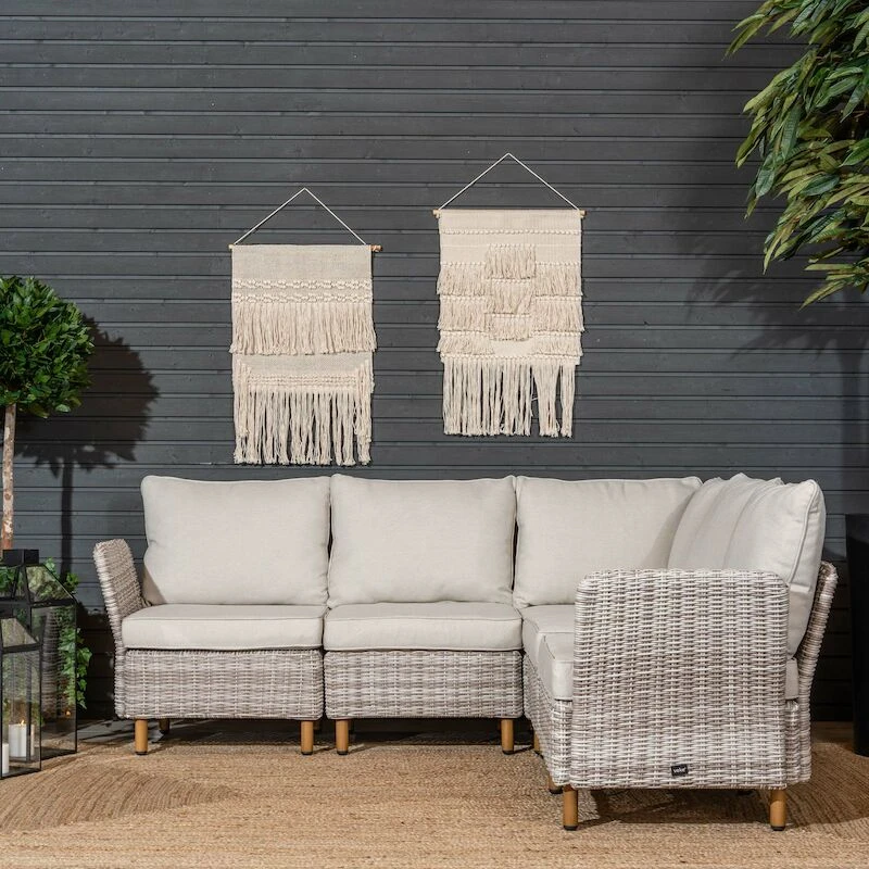 Veke Lehdokki Kulmasohva 2K2 Greige/luonnonvalkoinen 2 Veke Lehdokki Kulmasohva 2K2 Greige/luonnonvalkoinen - Image 2